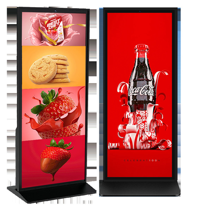 70インチ フルスクリーン 4k フロア スタンディング デジタル シグネージ TFT LCD タッチスクリーン キオスク