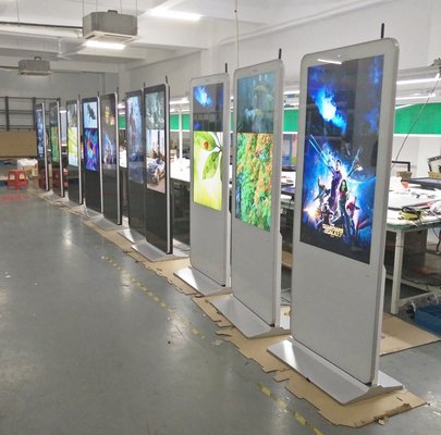 VETO 垂直広告機 55 インチ 室内液晶ディスプレイ 小売店のためのインタラクティブスクリーン