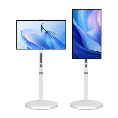 VETO 21.5/24/32 Inch Interactive Touch Wireless Portable TV Moving Screen Android Display Built-In 5 Indoor Exhibition Hall