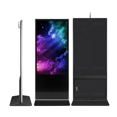 品質 VETO 43 49 55 インチ フロアスタンドデジタルサイネージ 1920*1080 解像度 Android OS タッチスクリーンキオスクと6万時間の寿命 工場