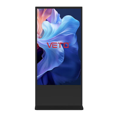 品質 VETO 32-86インチ 床立デジタルサイネージ 4K解像度 Android OS とインフロア広告用赤外線タッチ 工場