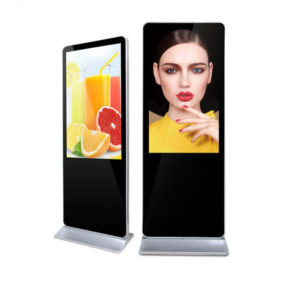 VETO LCD フロアスタンド デジタルサイネージ アンドロイド ビデオ LCD 広告プレーヤー 室内 トーテム