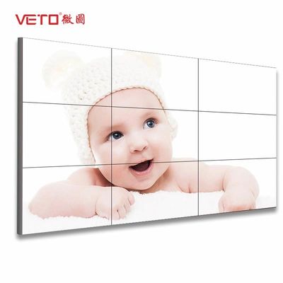 4x4 Commercial LCD Advertising Display 49 Inch Seamless 4K 6ms Responding Time